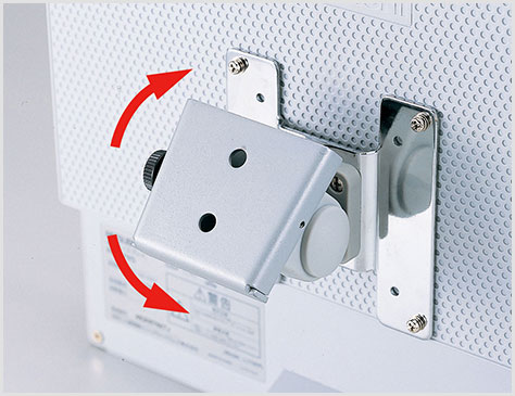 角度調節が可能