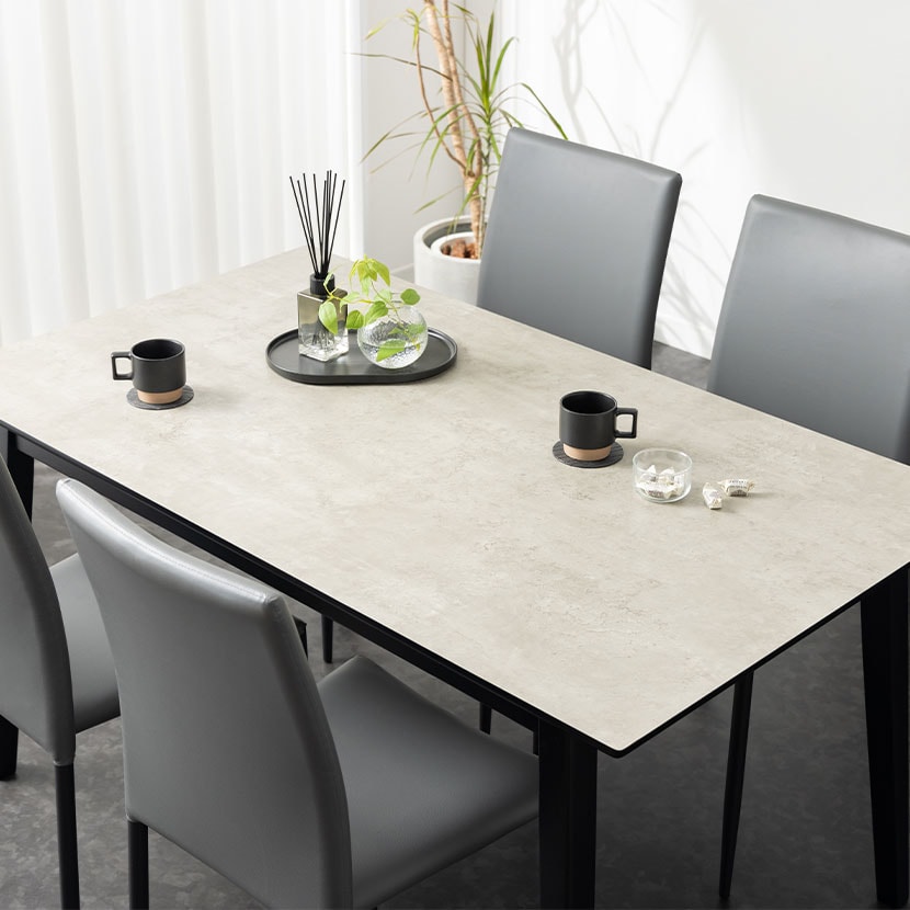 送料無料】 4人用 ダイニングテーブルセット 5点(幅1500mm食卓テーブル