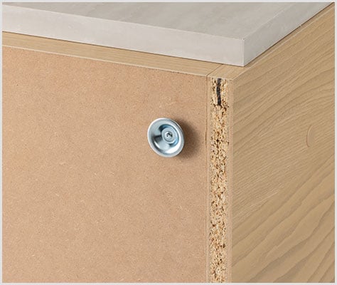 アジャスター付き (下置きタイプのみ)