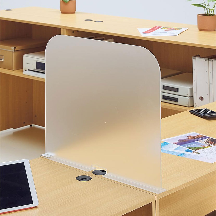 送料無料】 受付カウンター 5連結セット 木製システムカウンター レジ