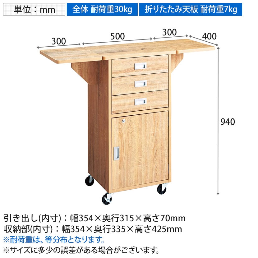 送料無料】 木製作業台 ラスティック柄 両側天板タイプ 収納付き 鍵