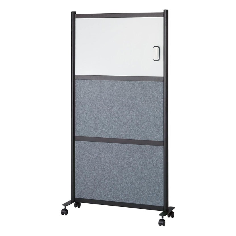 送料無料】 吸音パネル付きホワイトボード パーテーション 掲示板 脚