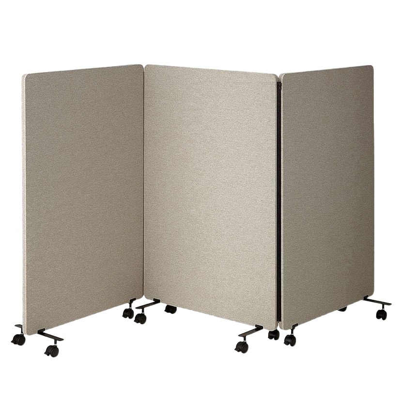 送料無料】 吸音パーテーション 3連タイプ 間仕切り 衝立 自立式パネル