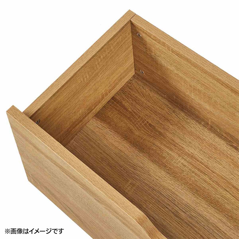 送料無料】 [オプション]木製収納トロッコ 収納ボックス キャスター