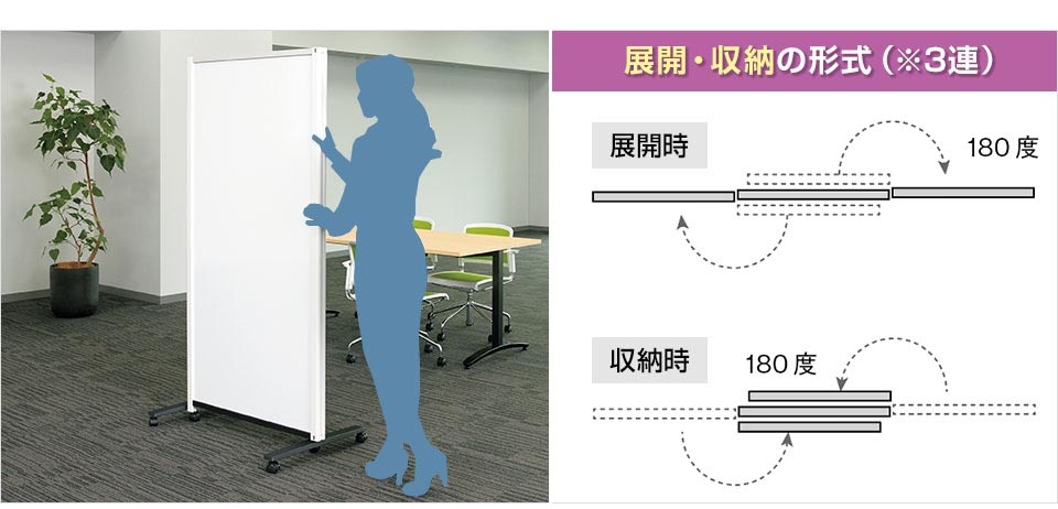 移動も収納も「ラクラク」