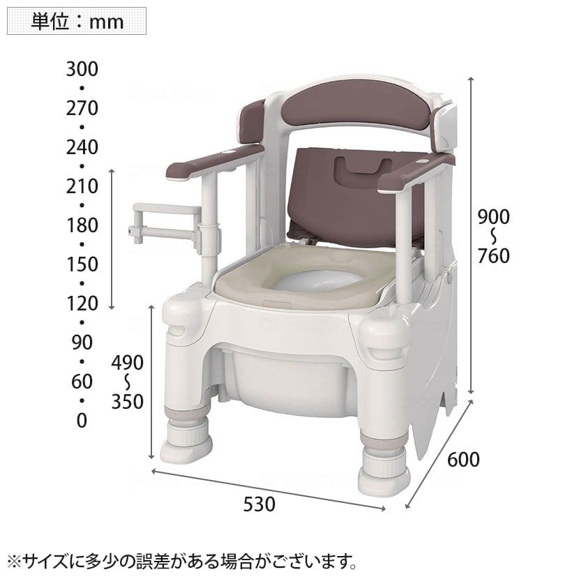 送料無料】 ウェルファン ポータブルトイレ FX-30 らくゾウくん アース
