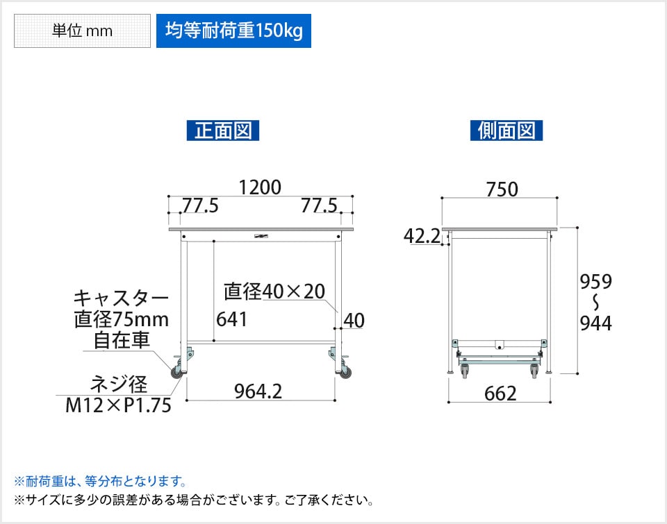 YA-PUH-1275-WW 商品サイズ1