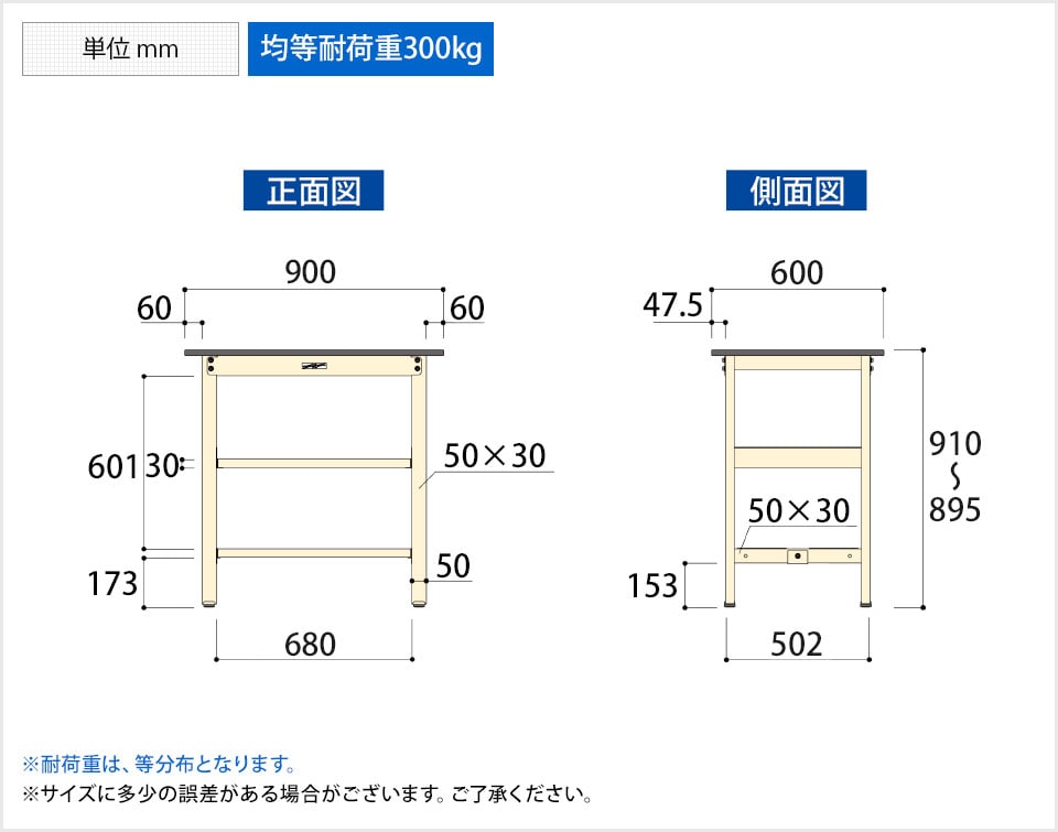 YA-SWPH-960TTS2 商品サイズ1