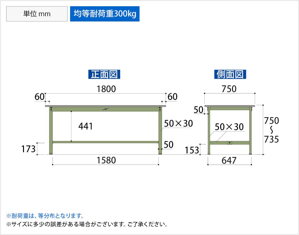 YA-SWS-1875 商品サイズ1
