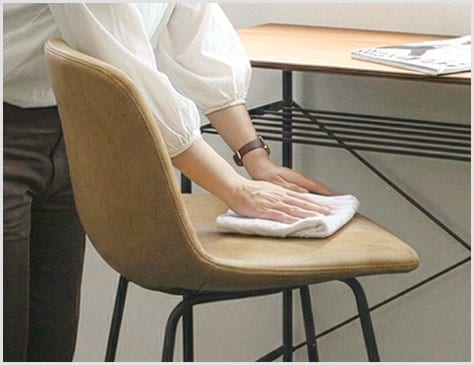 汚れに強く、お手入れも簡単