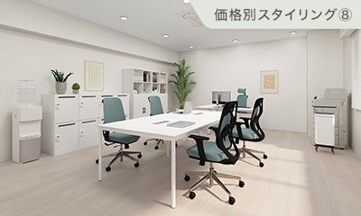【15坪・5人用】予算約40万円!おしゃれなナチュラルモダンオフィス